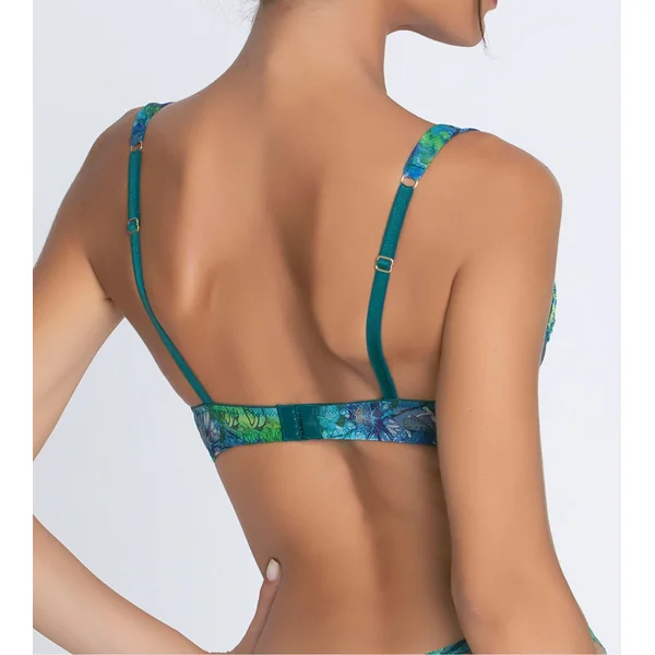 Soutien-gorge corbeille Grace Aquatique Floral Aqua