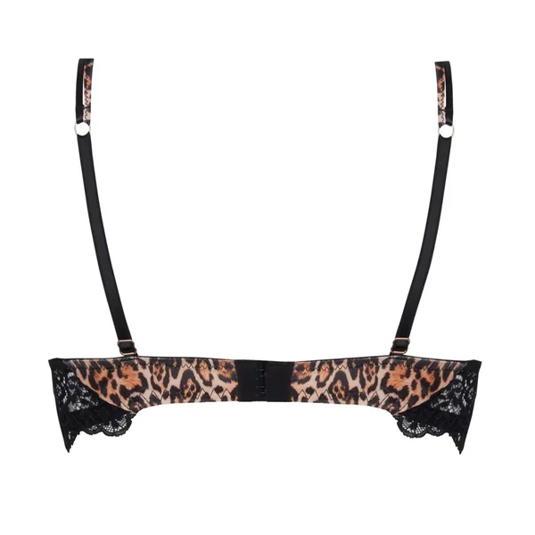 Soutien-gorge Corbeille Plunge Fauve Amour Ambre Panthère