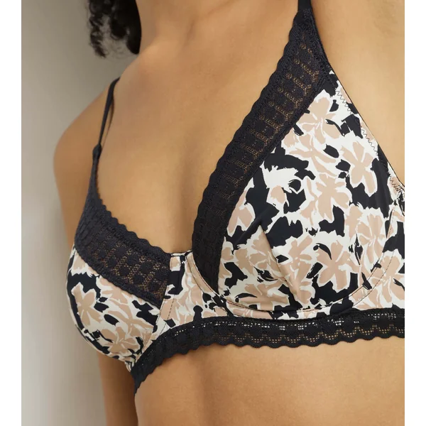 Soutien-gorge corbeille à armatures motif floral Daily Micro