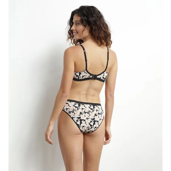 Soutien-gorge corbeille à armatures Nude au motif floral Daily Micro