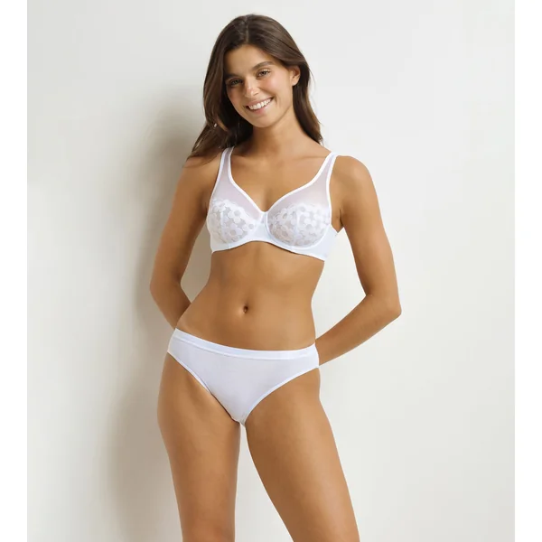 Soutien-gorge emboitant avec armatures blanc Generous Broderie