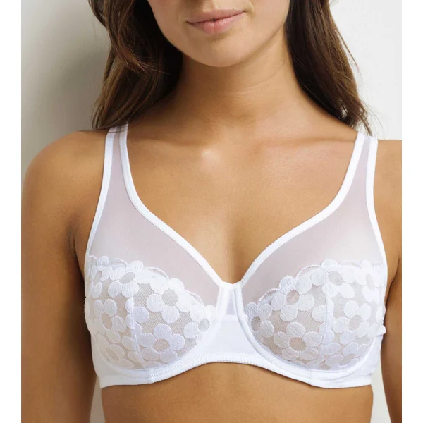 Soutien-gorge emboitant avec armatures blanc Generous Broderie