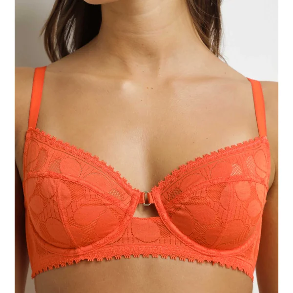 Soutien-gorge emboitant à armatures Orange Art Flowers