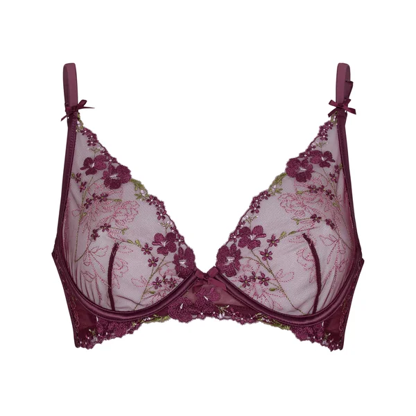 Soutien-Gorge Longline à Armatures Sans Rembourrage Peonie - Violet