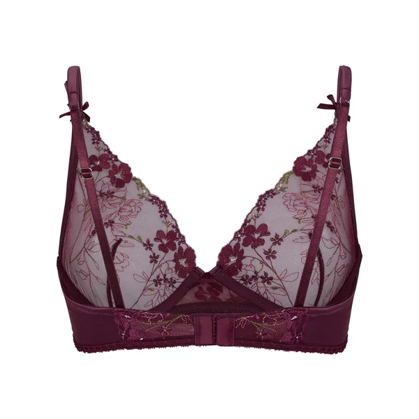 Soutien-Gorge Longline à Armatures Sans Rembourrage Peonie - Violet