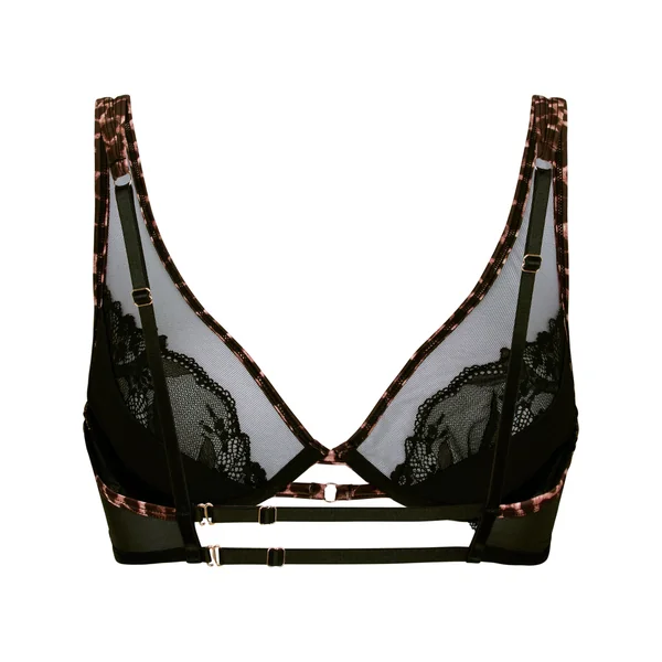 Soutien-Gorge Longline à Armatures Sans Rembourrage Tasha - Noir