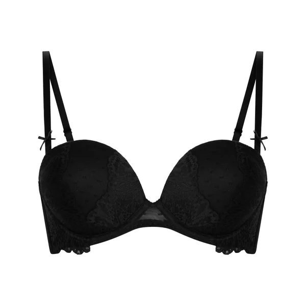 Soutien-gorge maximiseur préformé sans bretelles Posie - Noir
