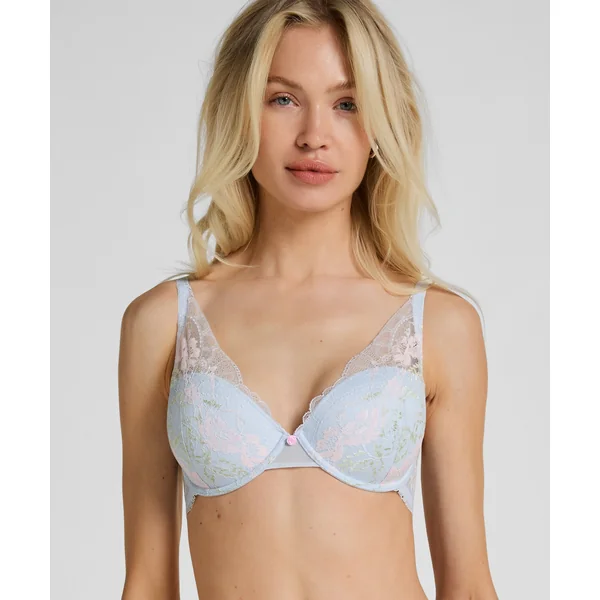 Soutien-Gorge Miri Armaturé et Rembourré - Bleu