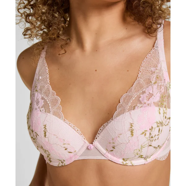 Soutien-Gorge Miri Armaturé et Rembourré - Rose
