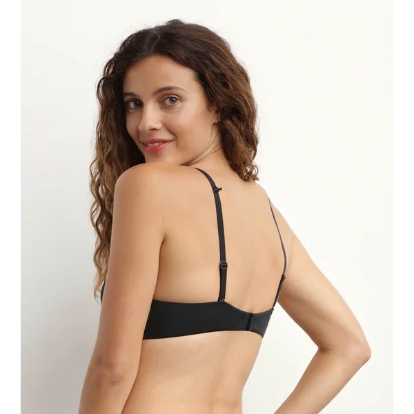 Soutien-gorge push up à armatures en microfibre Noire Dim Beyond Sexy