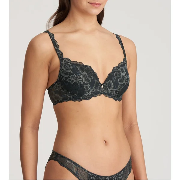 Soutien-gorge Push-Up Manyla Night Grey Gris