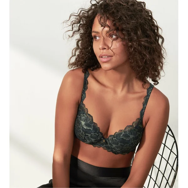 Soutien-gorge Push-Up Manyla Night Grey Gris