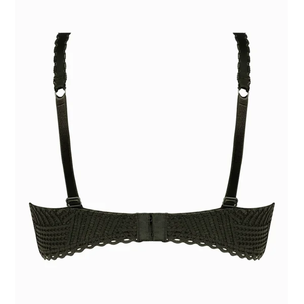 Soutien-gorge sans armatures (bonnets D, E) Tressage Graphic Eclat Aventure Vert