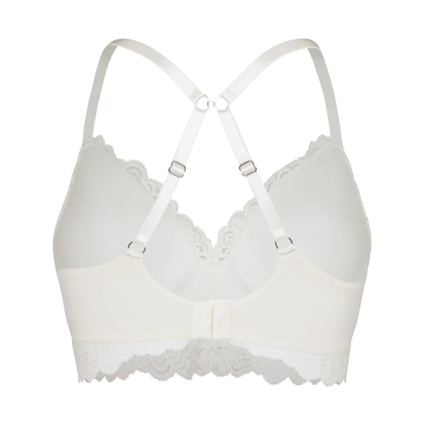 Soutien-gorge sans armatures préformé Andrea - Blanc