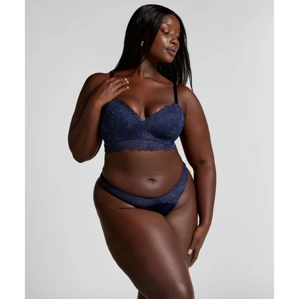 Soutien-gorge sans armatures préformé Andrea - Bleu