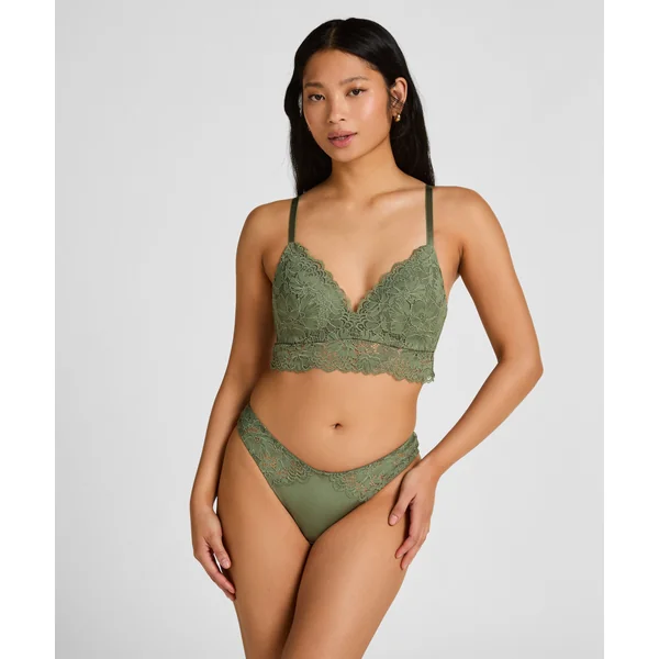 Soutien-gorge sans armatures préformé Andrea - Vert