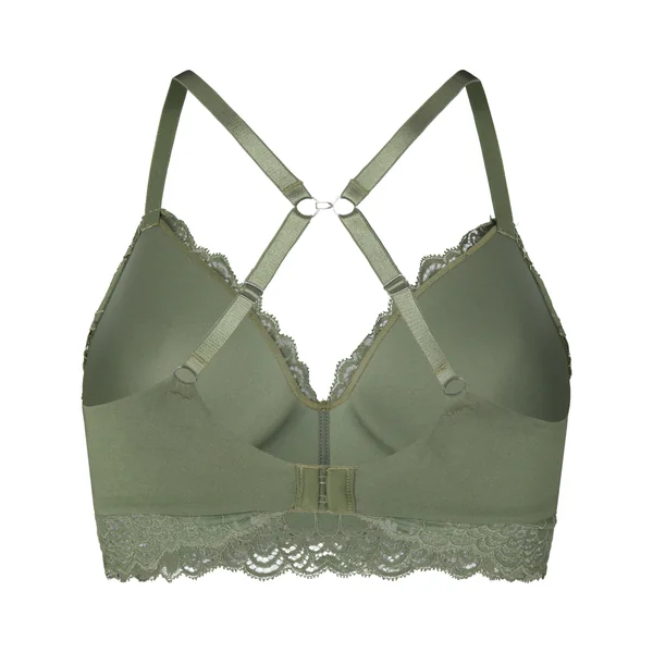 Soutien-gorge sans armatures préformé Andrea - Vert