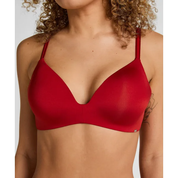 Soutien-gorge sans armatures préformé Mona - Rouge