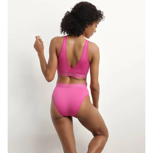 Soutien-gorge triangle sans armature en microfibre Fuchsia Oh My Dims