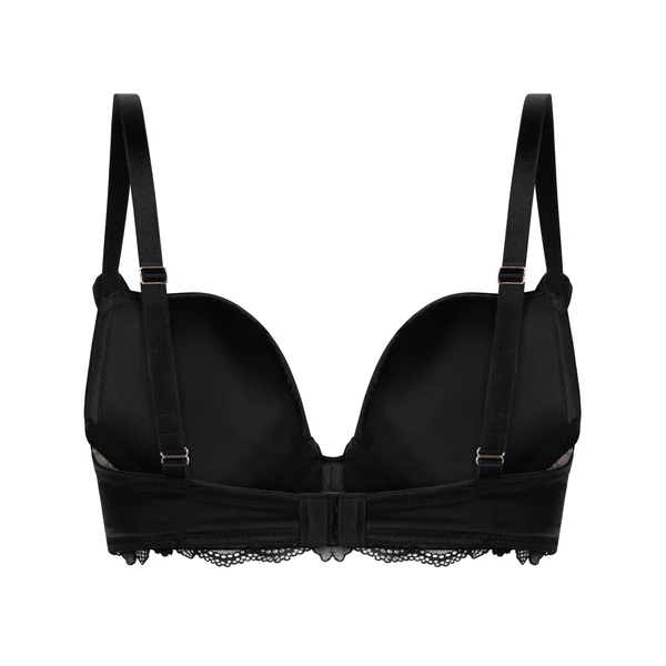 Soutien-gorge à armatures longline push-up préformé Avela - Noir