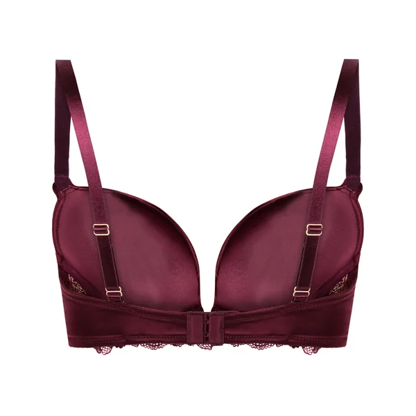 Soutien-gorge à armatures longline push-up préformé Avela - Rouge