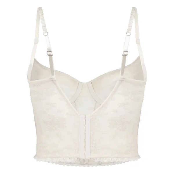 Soutien-gorge à armatures non rembourré longline Darcy - Blanc