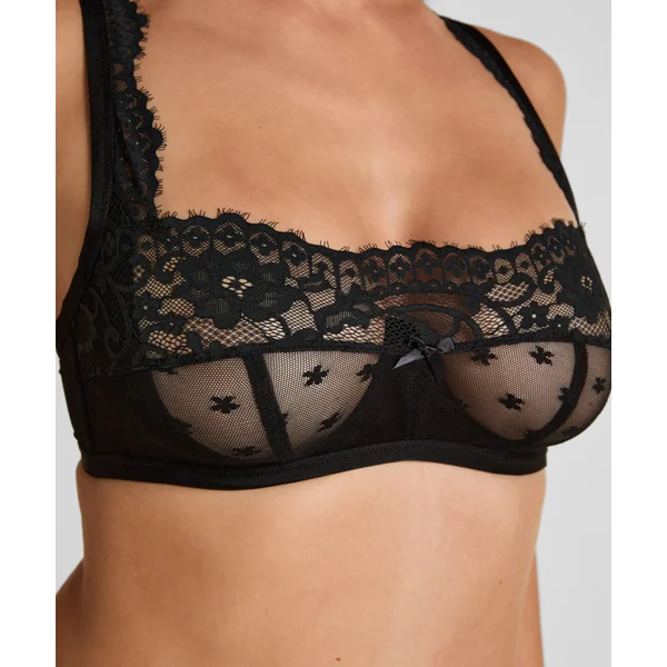 Soutien-gorge à armatures non rembourré Valora - Noir