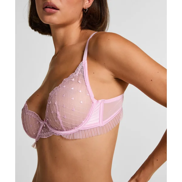 Soutien-gorge à armatures non-préformé Cordelie - Rose