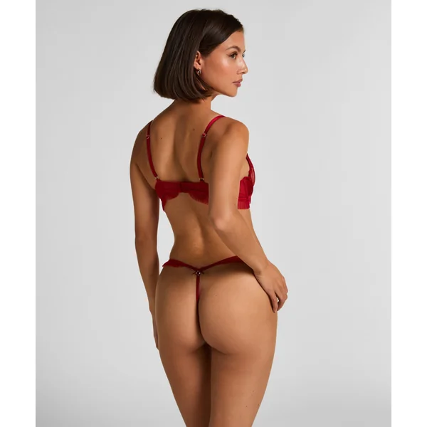 Soutien-gorge à armatures non-préformé Cordelie - Rouge