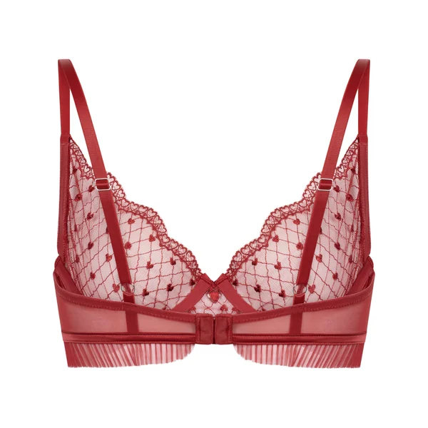 Soutien-gorge à armatures non-préformé Cordelie - Rouge