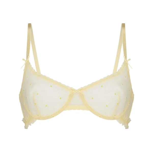 Soutien-Gorge à Armatures Non-Rembourré Flora - Jaune