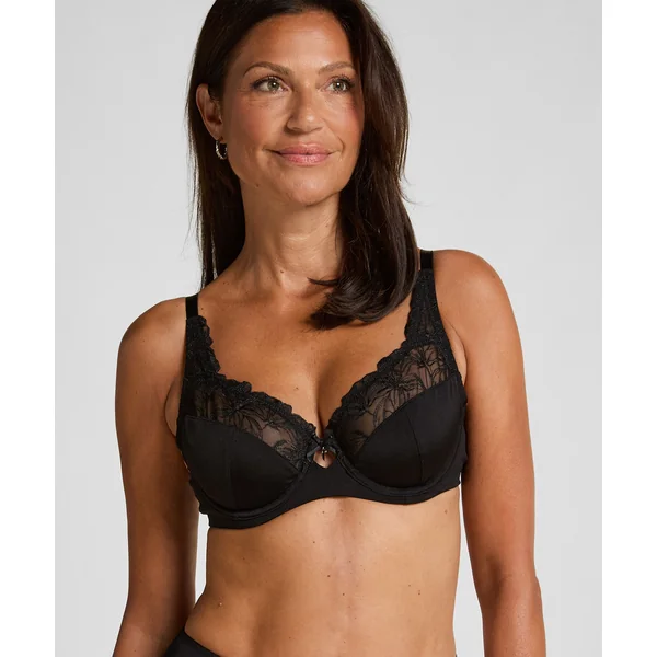 Soutien-gorge à armatures non-rembourré Lily - Noir