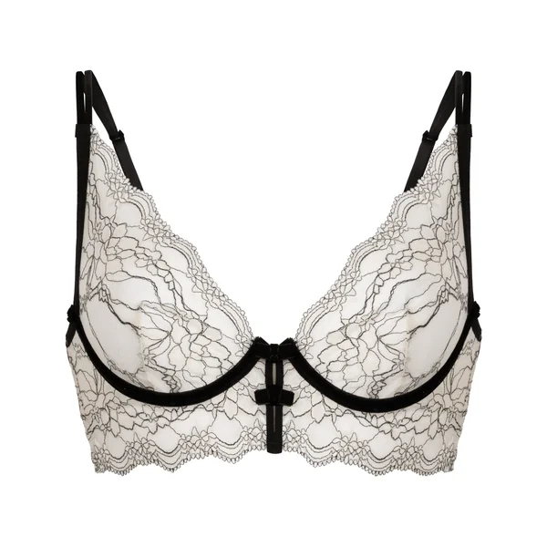 Soutien-gorge à armatures non-rembourré longline Agnes - Blanc