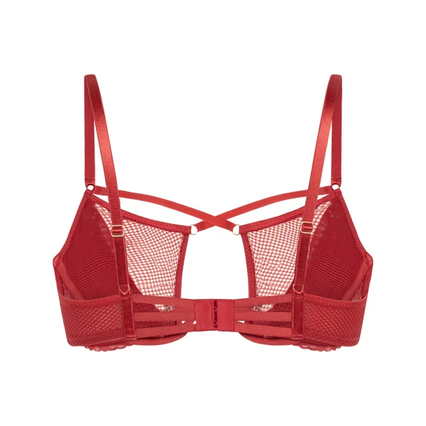 Soutien-gorge à armatures non-rembourré Milana - Rouge
