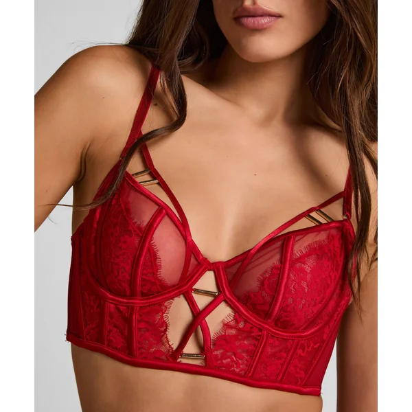 Soutien-gorge à armatures non-rembourré Noeki - Rouge