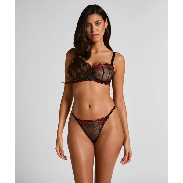Soutien-gorge à armatures non-rembourré Peonie - Noir