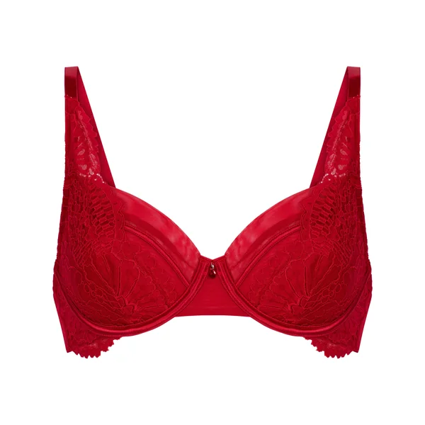 Soutien-gorge à armatures non-rembourré Whitney - Rouge