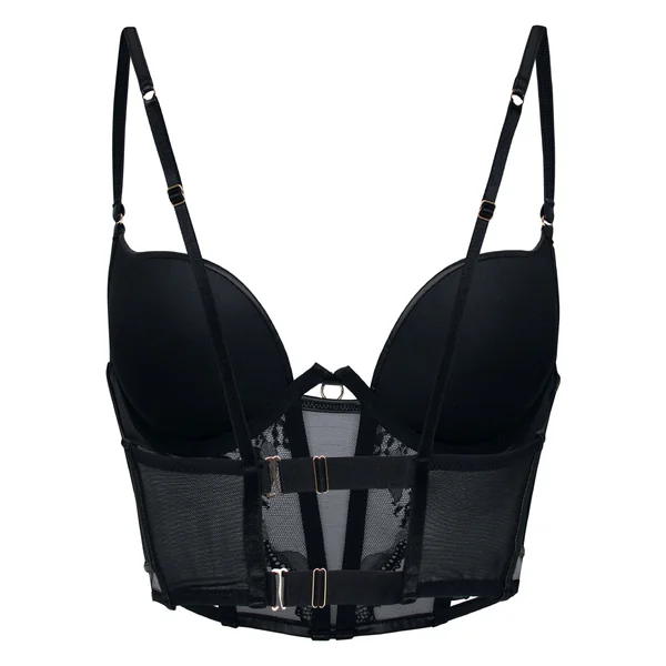 Soutien-gorge à armatures préformé Ilenia - Noir