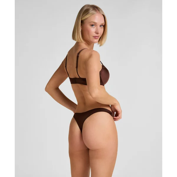 Soutien-gorge à armatures préformé Lace & Shine - Marron