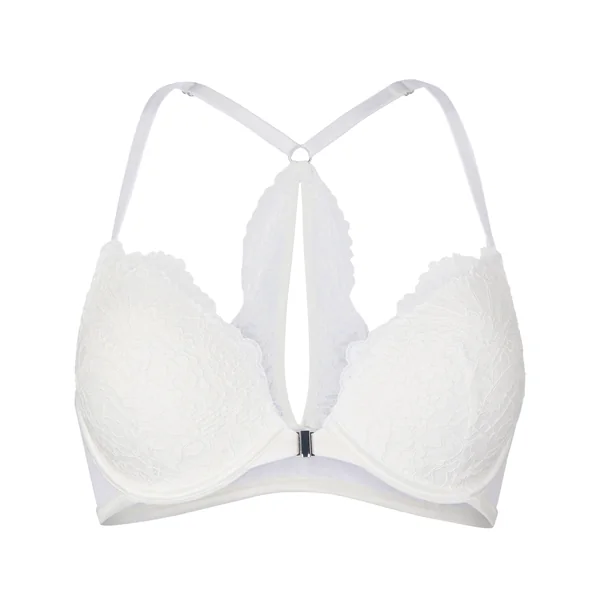Soutien-gorge à armatures push-up préformé Whitney - Blanc