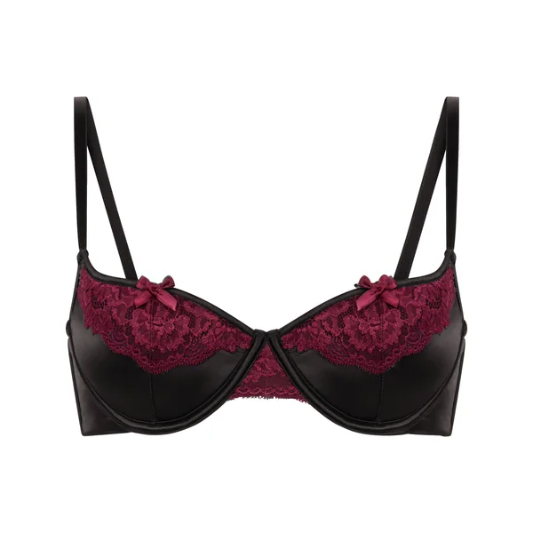 Soutien-gorge à armatures rembourré Ambra - Noir