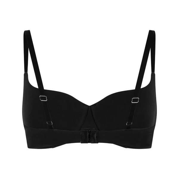 Soutien-gorge à armatures rembourré en coton - Noir