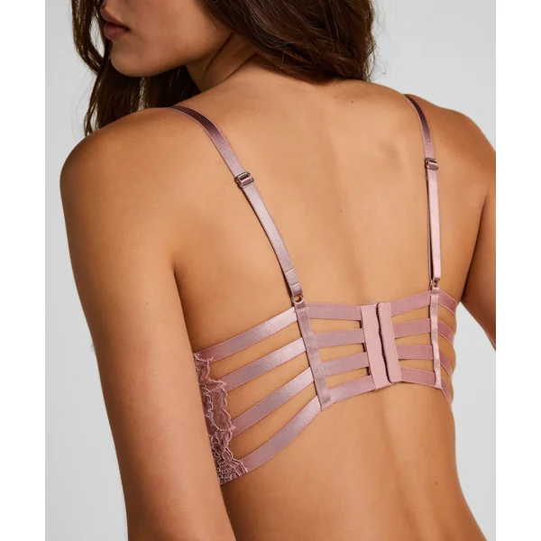 Soutien-gorge à armatures rembourré longline Essie - Violet