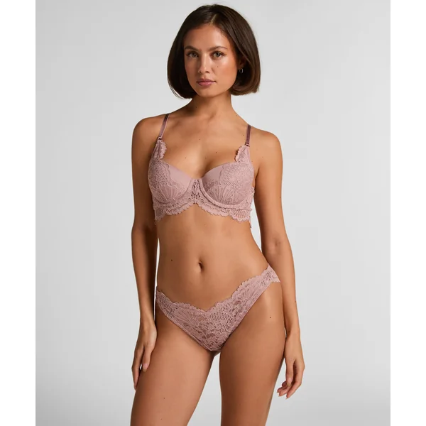 Soutien-gorge à armatures rembourré longline Essie - Violet