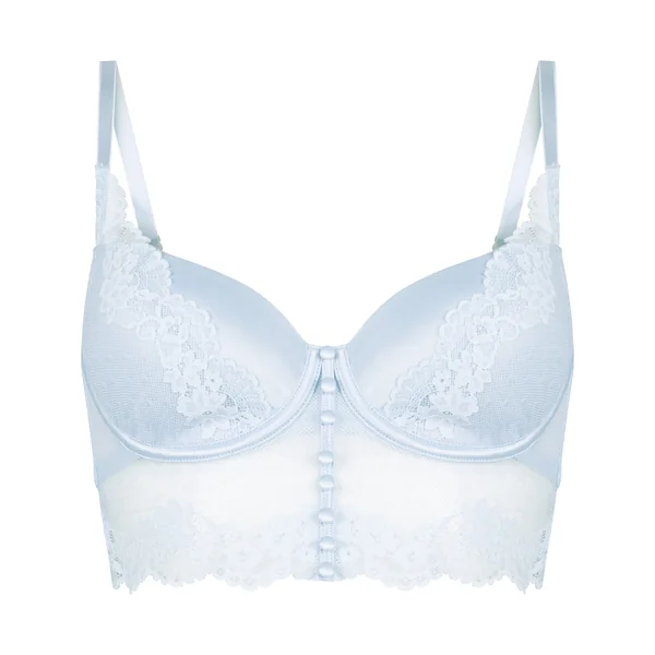 Soutien-gorge à armatures rembourré longline Laila - Bleu
