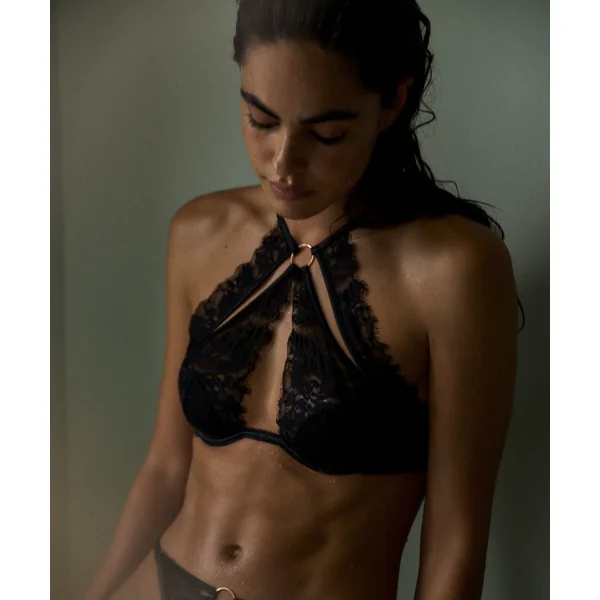 Soutien-gorge à armatures rembourré Nienke - Noir