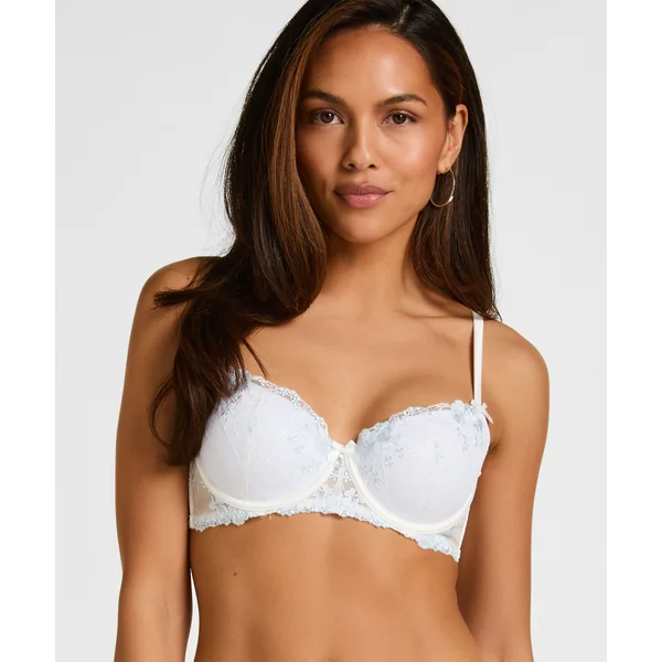 Soutien-gorge à armatures rembourré Peonie - Blanc