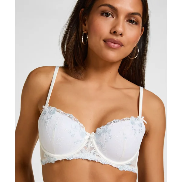 Soutien-gorge à armatures rembourré Peonie - Blanc
