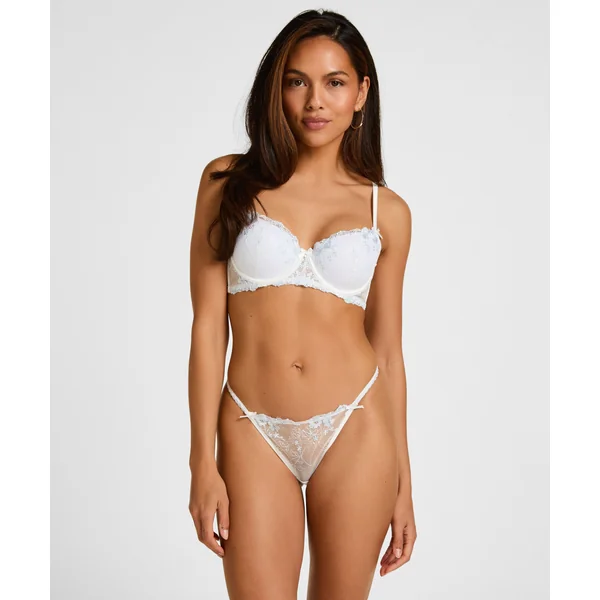 Soutien-gorge à armatures rembourré Peonie - Blanc