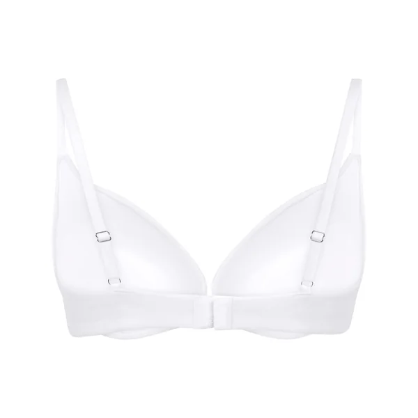 Soutien-gorge à armatures rembourré push-up en coton - Blanc